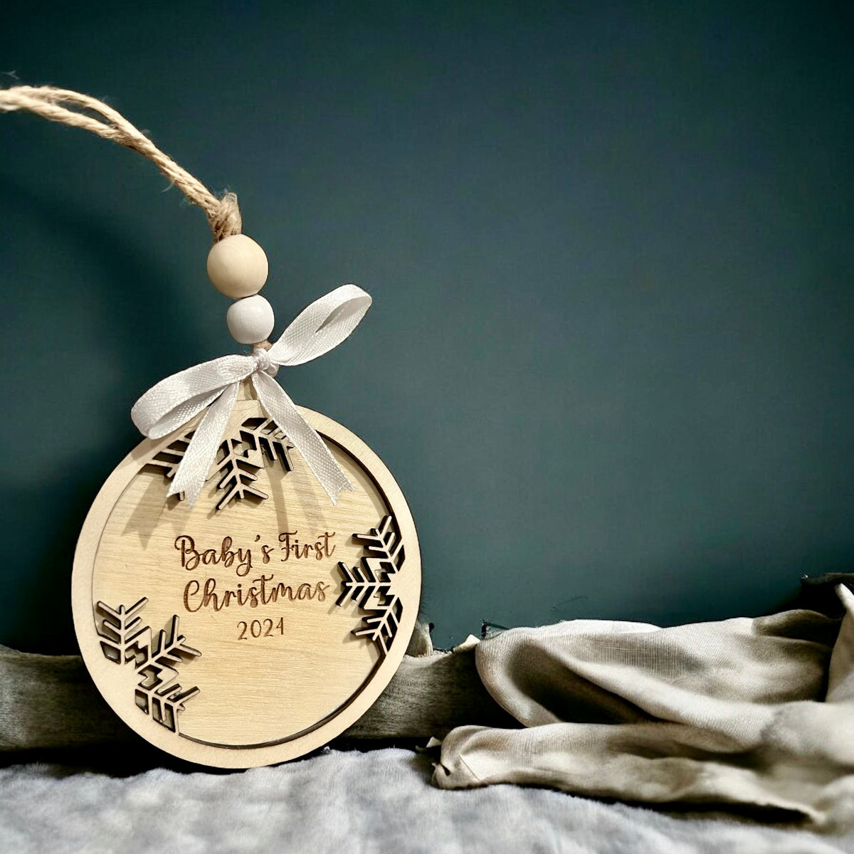Baby’s first Christmas ornament