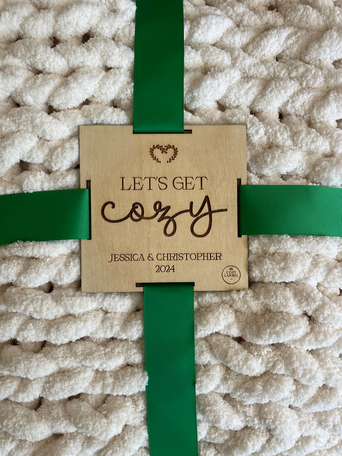 Wholesale Blanket Tag: Let's Get Cozy - Names