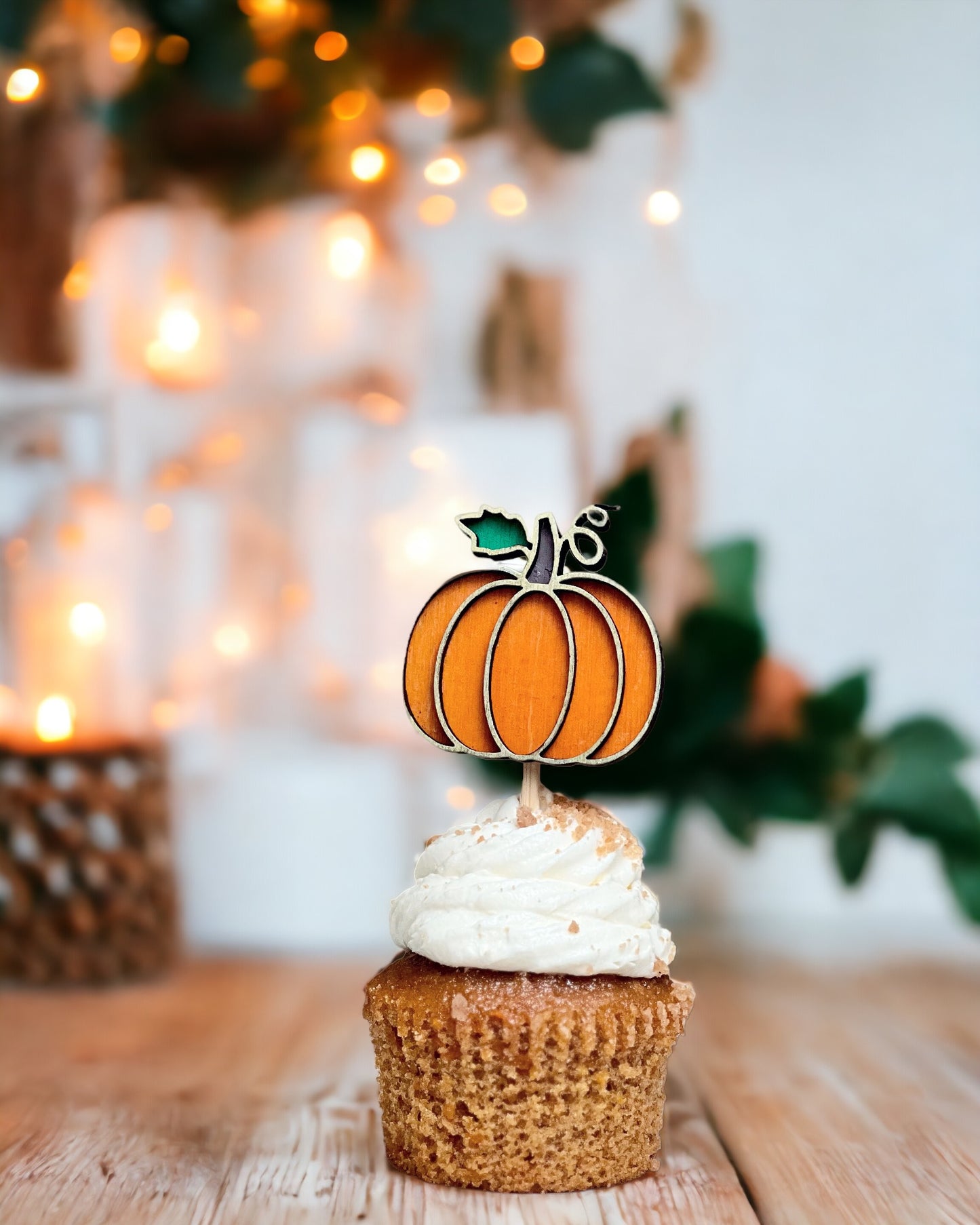 Pumpkin Cupcake Topper