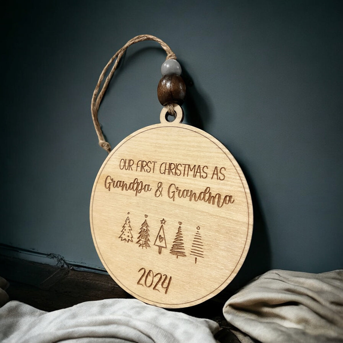 Grandparents Christmas ornament