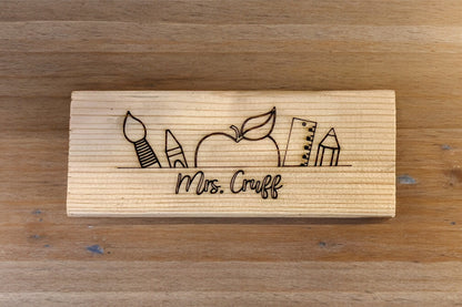 Personalized Dry Erase/Chalkboard Eraser