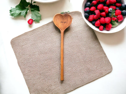 Wooden Heart Spoon