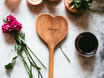 Wooden Heart Spoon