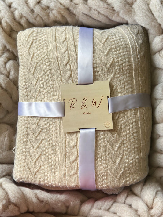 Wholesale Blanket Tag: Initials
