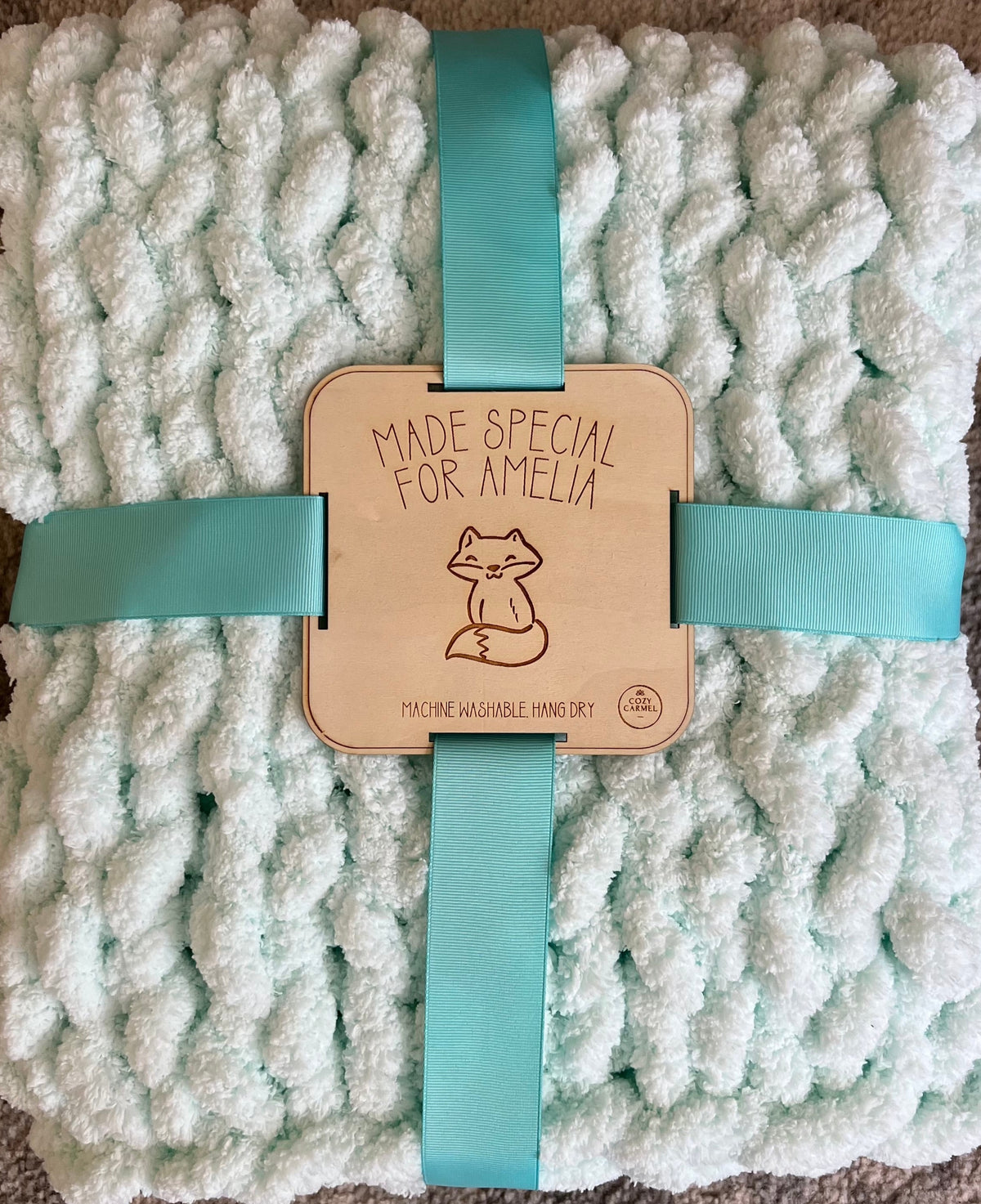 Wholesale Blanket Tag: Made Special for [name]