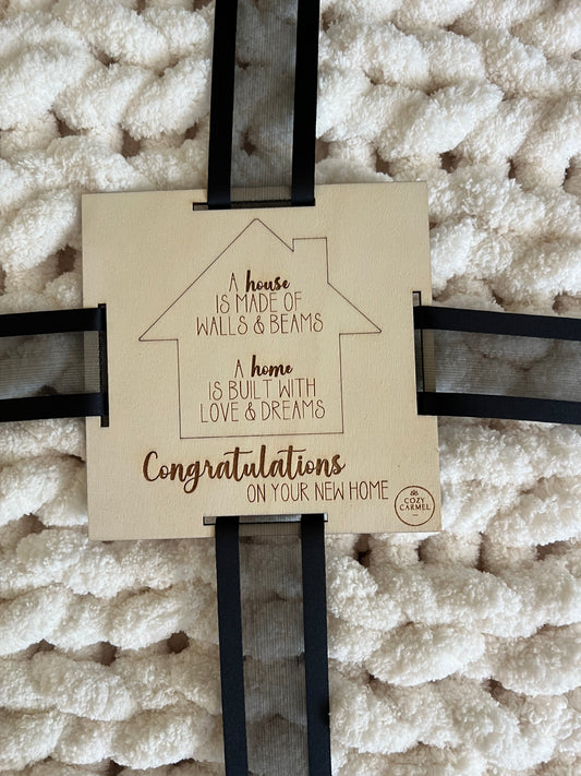 Wholesale Blanket Tag: New Home Congratulations