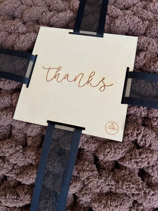 Wholesale Blanket Tag: Thanks