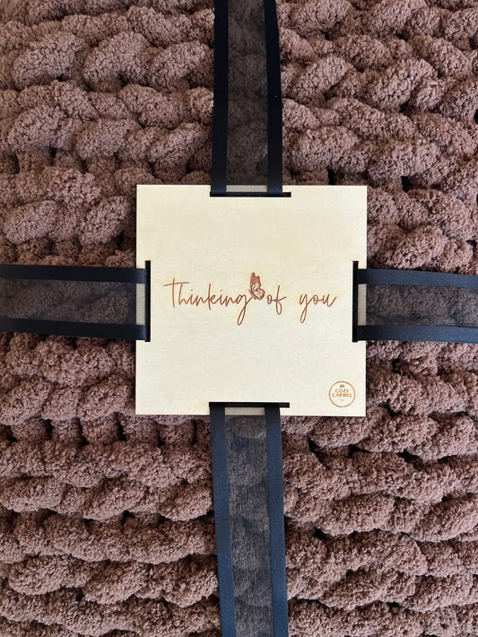 Wholesale Blanket Tag: Thinking of You