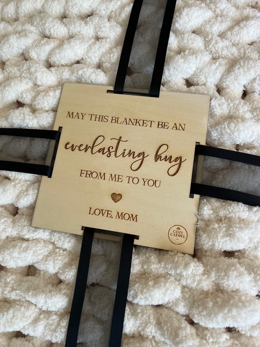 Wholesale Blanket Tag: Everlasting Hug, from Mom