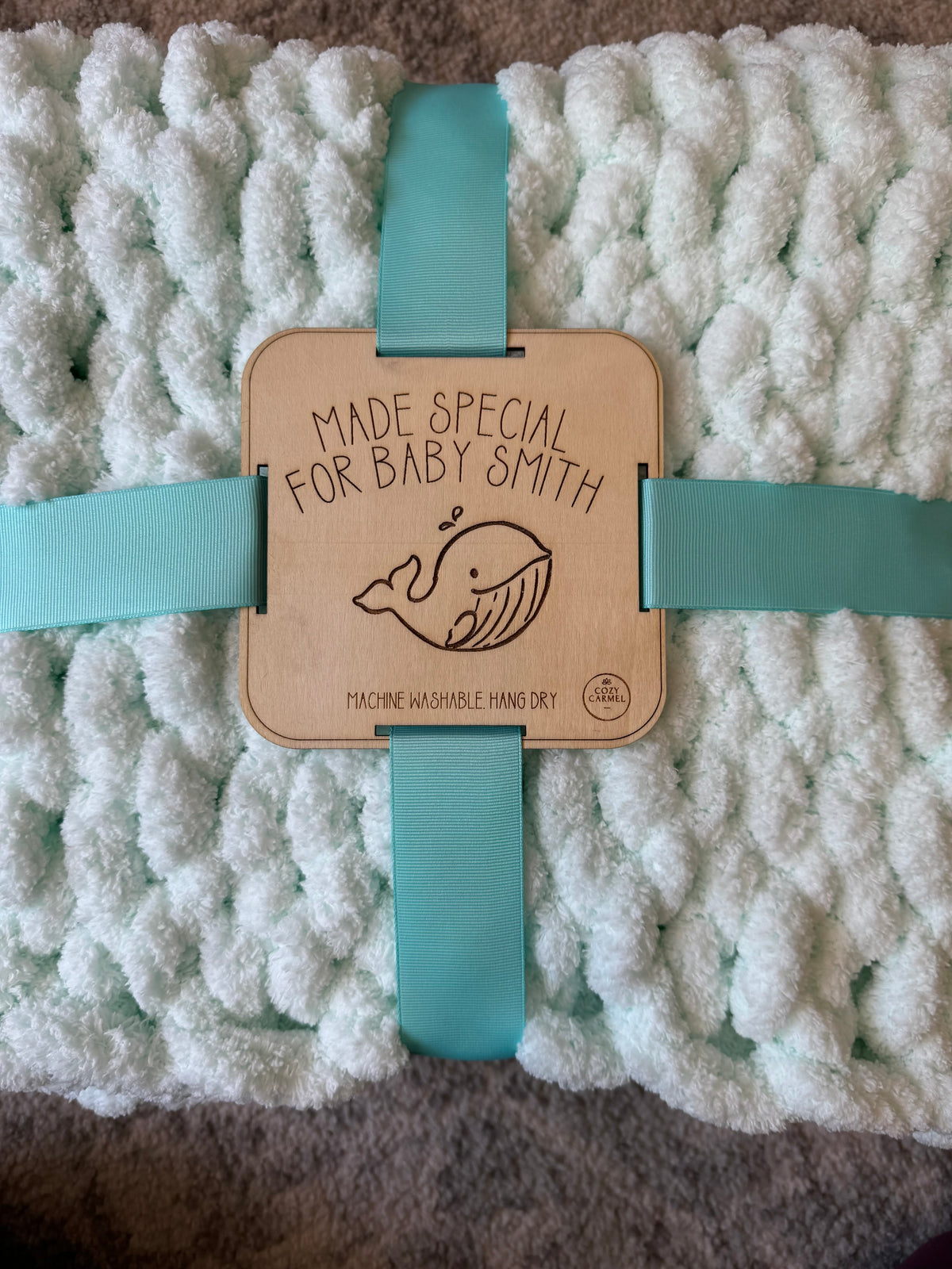 Wholesale Blanket Tag: Made Special for [name]