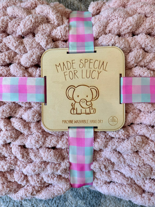 Wholesale Blanket Tag: Made Special for [name]