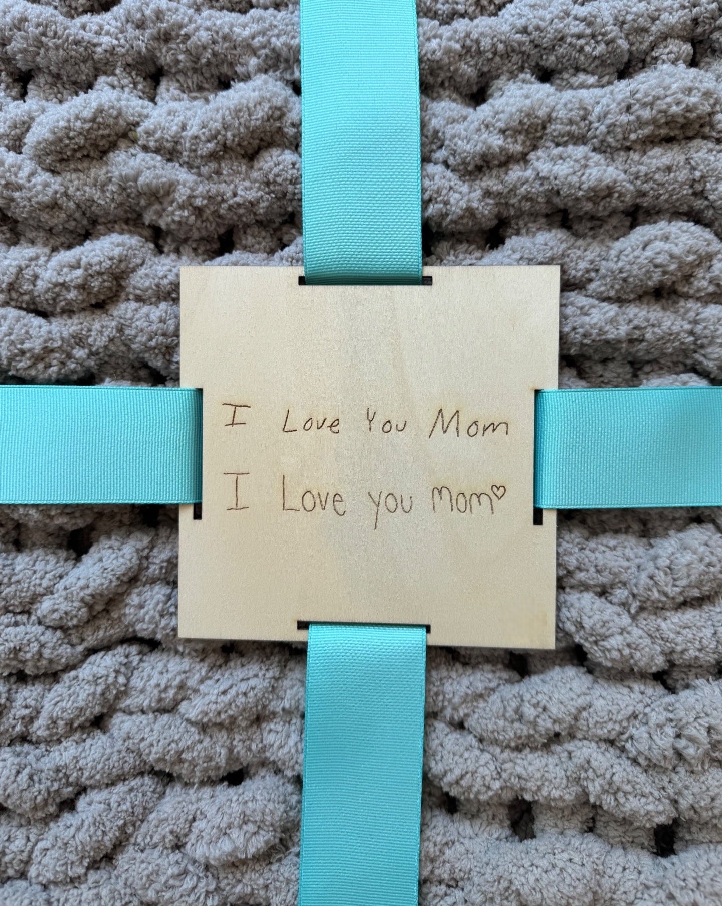 Keepsake Blanket Tag: Personalized Handwriting