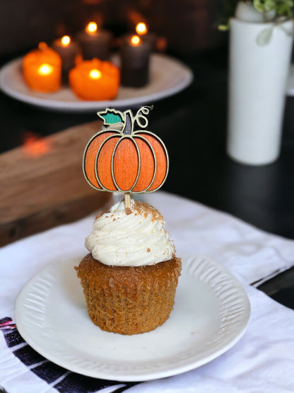 Pumpkin Cupcake Topper