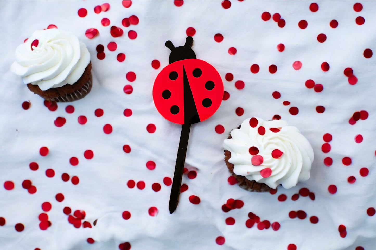 Ladybug Cake Topper