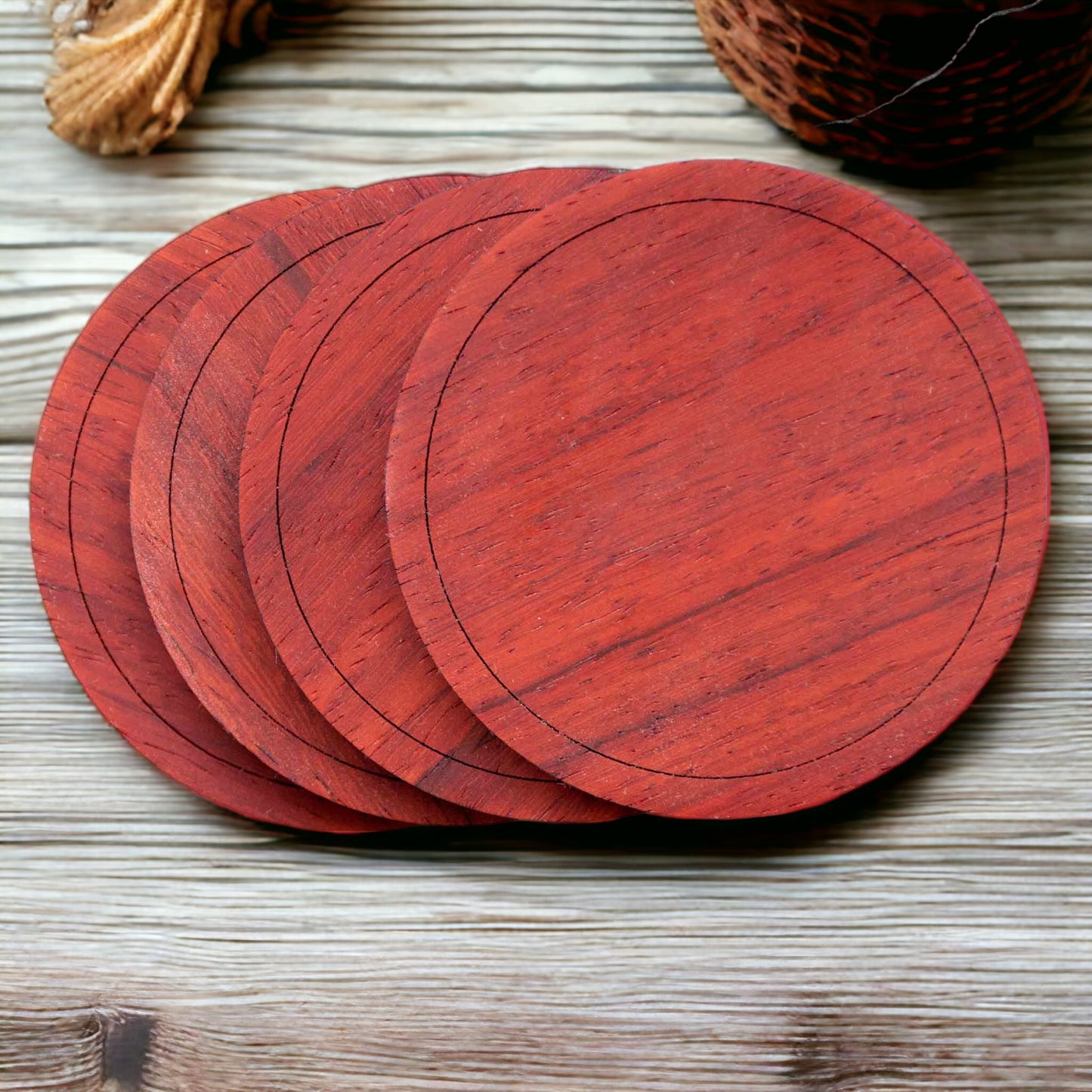 Wooden Coasters (Set of 4)