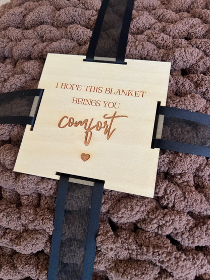 Keepsake Blanket Tag: Comfort