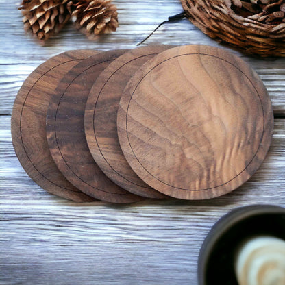 Wooden Coasters (Set of 4)