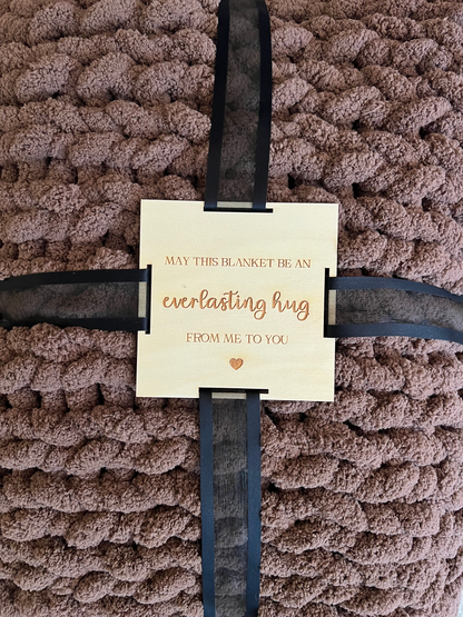 Keepsake Blanket Tag: Everlasting Hug