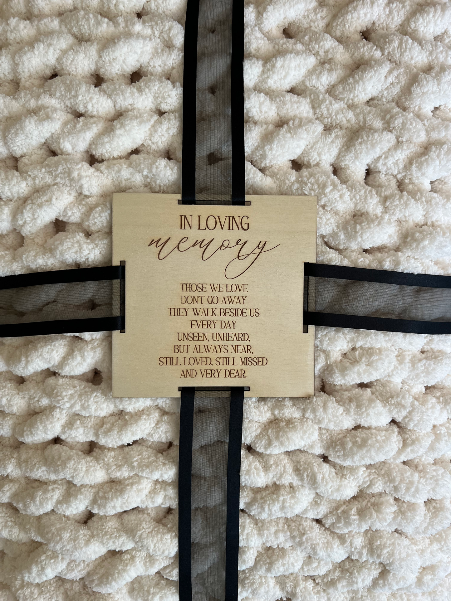 Keepsake Blanket Tag: In Loving Memory