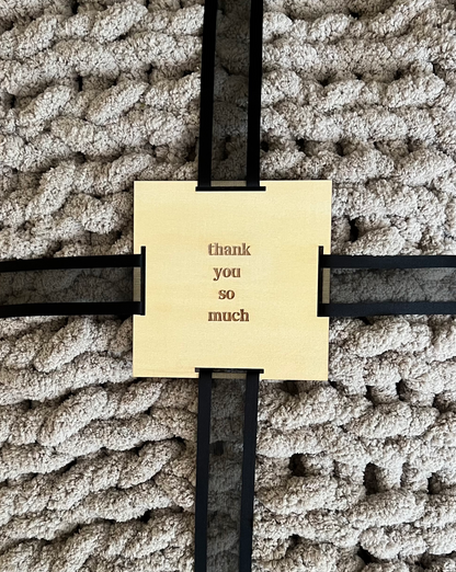 Keepsake Blanket Tag: Thank You So Much